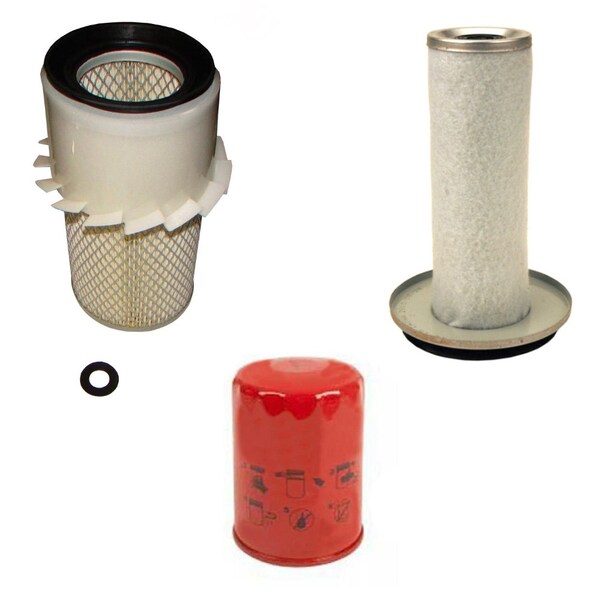 Aic Replacement Parts New Service Maintenance Filter Kit Fits John Deere 855 Compact Tractor AM108184 AF3011-FilterKit - main